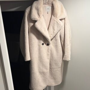 Elegant Cream Teddy Jacket